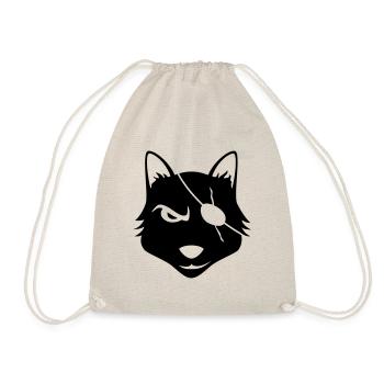 Pirate fox - Drawstring Bag - nature - Front