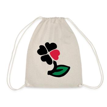 Trèfle à quatre feuilles coloré / trèfle à quatre feuilles - Sac de sport léger - nature - Devant