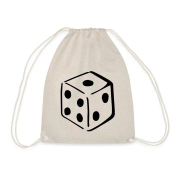 Dice Dice Game - Drawstring Bag - nature - Front