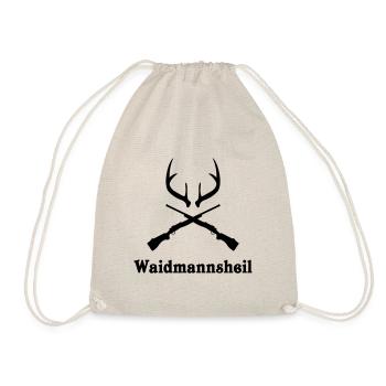 Waidmannsheil Jäger Jagd - Turnbeutel - Natur - Vorne