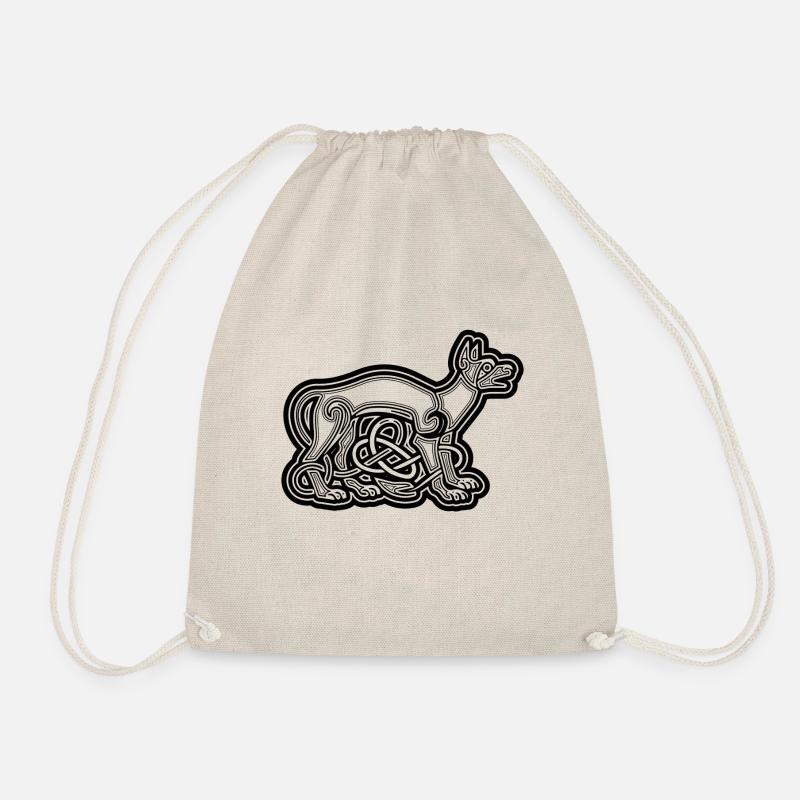 Chien viking - Sac de sport léger - nature