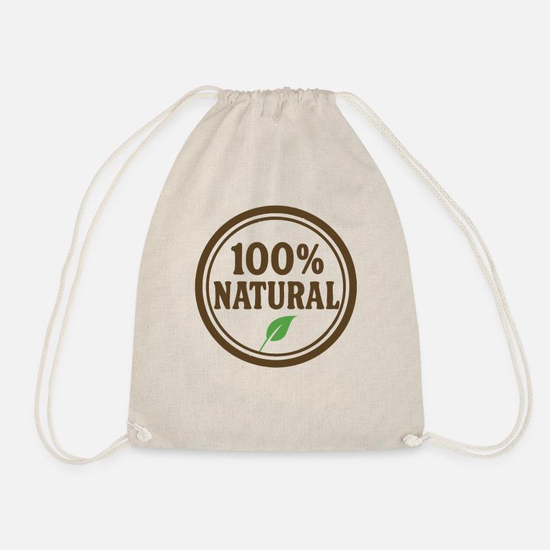 100% NATÜRLICH - Turnbeutel - Natur