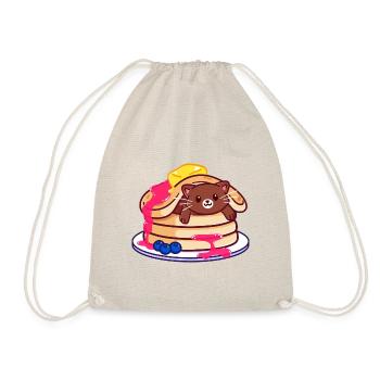 Crêpe Pancake Chat - Sac de sport léger - nature - Devant