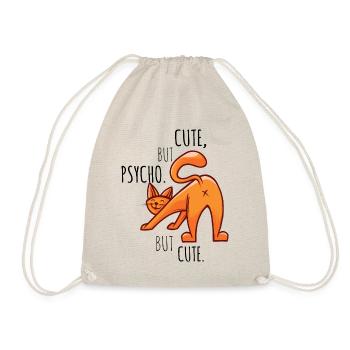 Cat Gift Funny Saying - Drawstring Bag - nature - Front