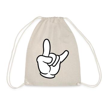 symbole de fête de la main - Sac de sport léger - nature - Devant