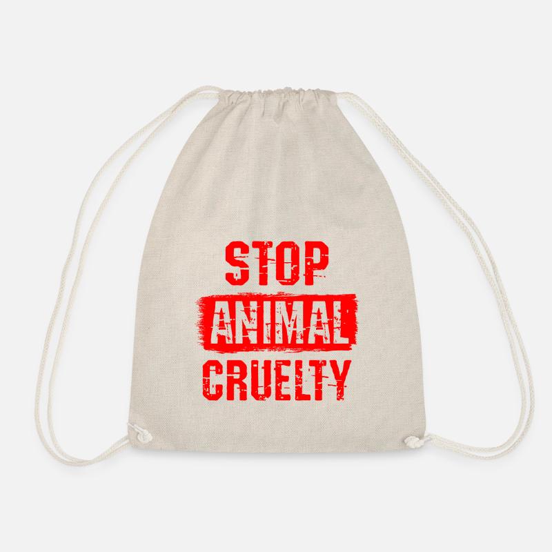 Arrêt de la maltraitance animale - Sac de sport léger - nature
