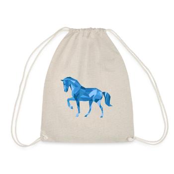 Horse polygon - Drawstring Bag - nature - Front