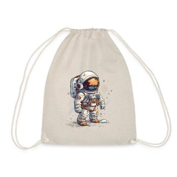 Petit astronaute au style dessiné - Sac de sport léger - nature - Devant