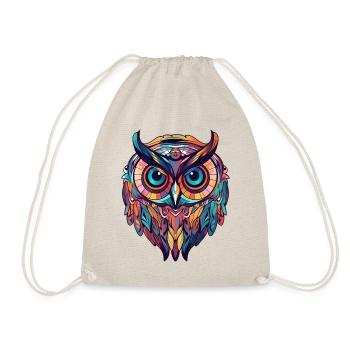 Hibou Style Boho Coloré Boho, Géométrique - Sac de sport léger - nature - Devant