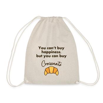 YOU CAN BUY CROISSANTS - Turnbeutel - Natur - Vorne