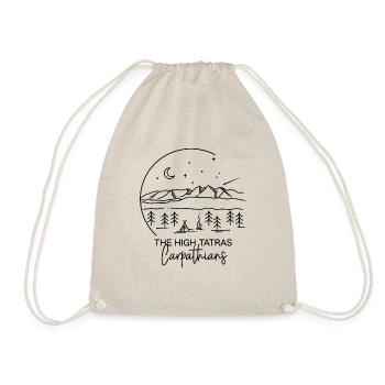 High Carpathians Hiking Bears Camping Souvenirs - Drawstring Bag - nature - Front