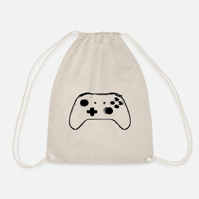 controller konsole game - Turnbeutel - Natur