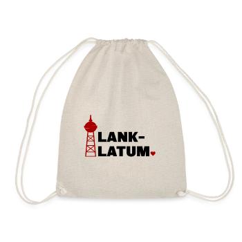 Wasserturm Lank-Latum Herz - Turnbeutel - Natur - Vorne