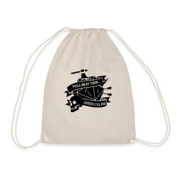 Gamer RPG Dungeon Cube Tabletop Cadeau amusant - Sac de sport léger - nature - Devant