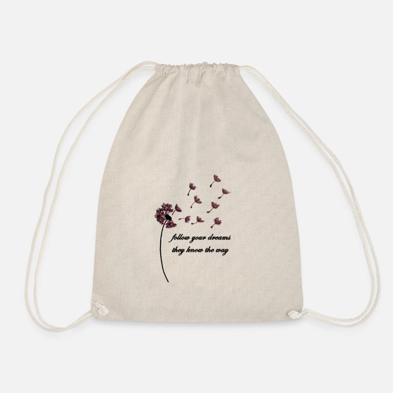 Pusteblume follow your dreams - Turnbeutel - Natur