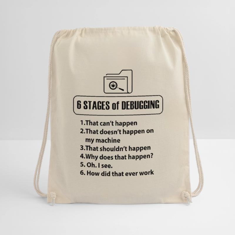 Code Programmierer Nerd Bug Entwickler Geschenke Turnbeutel