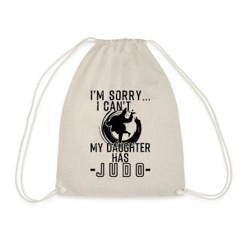 Sorry I Can't My Daughter Has Judo - Turnbeutel - Natur - Vorne