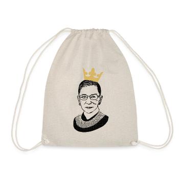 Ruth Bader Ginsburg RGB - Turnbeutel - Natur - Vorne