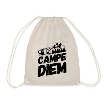 Camper Camping Campen Diem II - Turnbeutel - Natur - Vorne