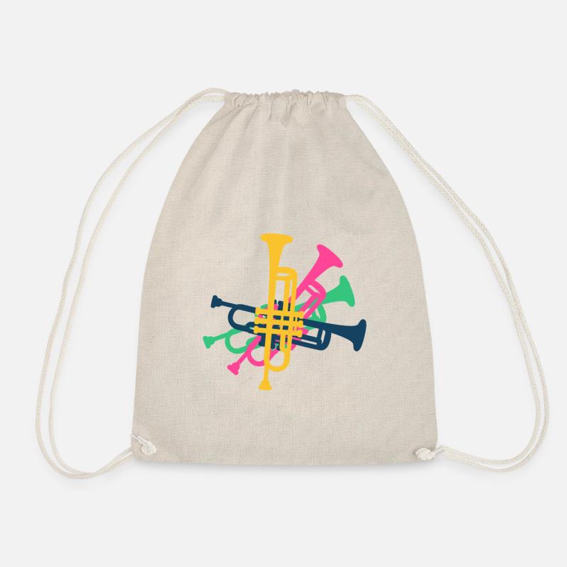 Trompette Trompettes Trompette Coloré - Sac de sport léger - nature