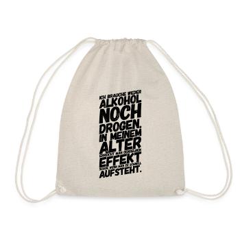 Lustige Sprüche Humor Rentner - Turnbeutel - Natur - Vorne