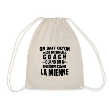 Un Super Coach Cadeau Entraîneur Sportif Humour - Sac de sport léger - nature - Devant
