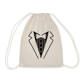Tuxedo - Drawstring Bag - nature - Front