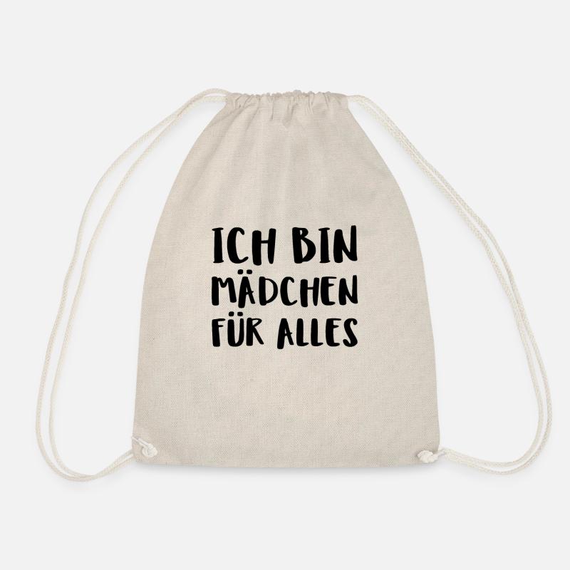 Ich Bin Mädchen Für Alles - Turnbeutel - Natur