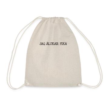 Jag Älskar Fika - Turnbeutel - Natur - Vorne