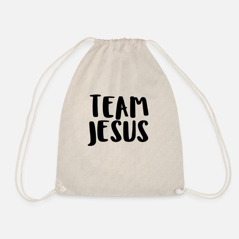 Team Jesus - Turnbeutel - Natur