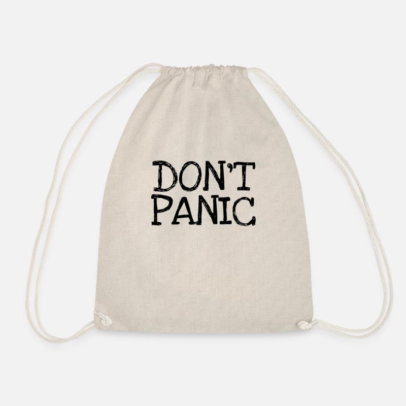 Dont Panic - Turnbeutel - Natur