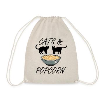 Chats et Popcorn Kitty Ironic Saying Films - Sac de sport léger - nature - Devant