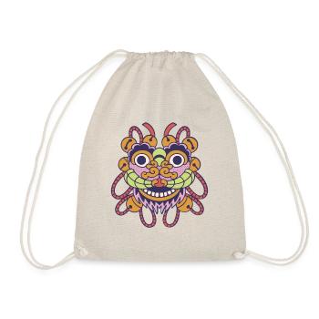 chine dragon - Sac de sport léger - nature - Devant