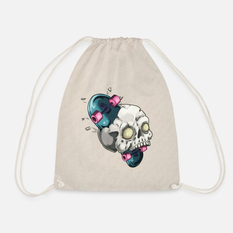 Skater Skull - Turnbeutel - Natur