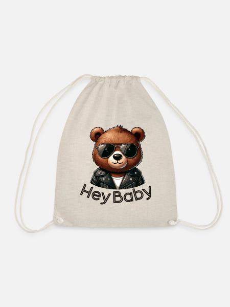 Hey Baby cooler Teddy - Turnbeutel - Natur