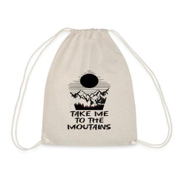 Take me to the mountains - Drawstring Bag - nature - Front