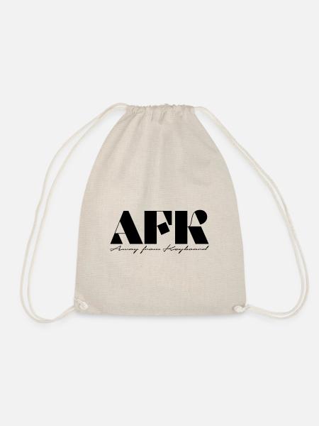 AFK Away from Keyboard - Turnbeutel - Natur