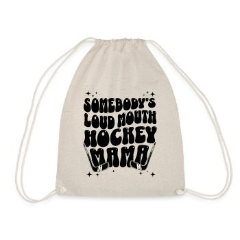 Phrase Humoristique Maman Joueur De Hockey - Sac de sport léger - nature - Devant