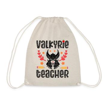 Femme Viking Enseignante Valkyrie - Sac de sport léger - nature - Devant