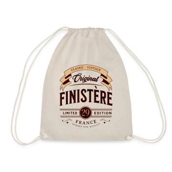 Vintage Finistère Département France - Sac de sport léger - nature - Devant