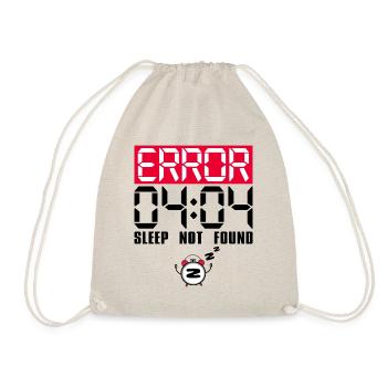Humour Error 04 04 Sommeil Insomnie - Sac de sport léger - nature - Devant