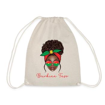 Femme Burkina Faso Fille Burkinabè - Sac de sport léger - nature - Devant