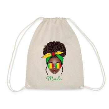 Femme Mali Fille Malienne - Sac de sport léger - nature - Devant