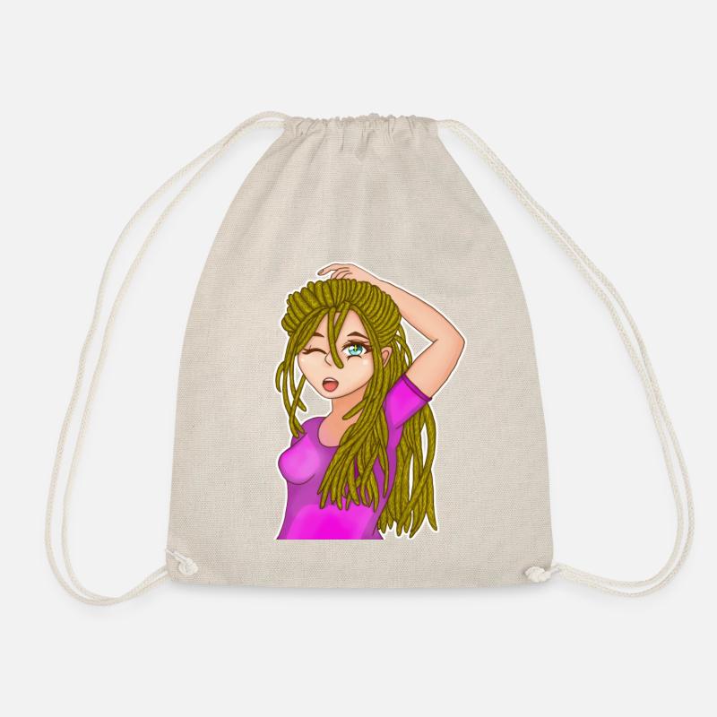 Dread Lady Dreads are Beautiful blonde dreads - Drawstring Bag - nature