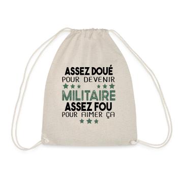 Militaire Armée Régiment Soldat Humour Cadeau - Sac de sport léger - nature - Devant