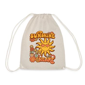 Sunshine in my heart - Drawstring Bag - nature - Front