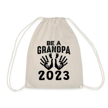 Futur grand-père 2023, 2023 Je serai grand-père, 2023 grand-père - Sac de sport léger - nature - Devant