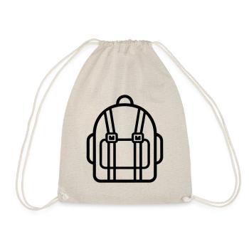 Backpack - Drawstring Bag - nature - Front