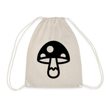 Mushroom - Drawstring Bag - nature - Front