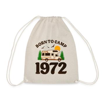 Né Pour Camper 1972 Camping 50 Ans Anniversaire - Sac de sport léger - nature - Devant